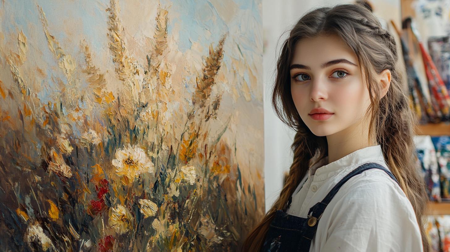 Картина с лаком и без