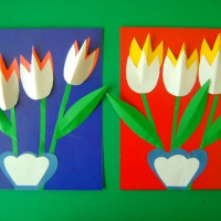 Аплікація «Тюльпани для милих мам»   Наближається свято мам - 8 Березня
