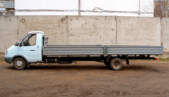 Перевезення будматеріалів на ГАЗелі з подовженим кузовом (6 метрів)