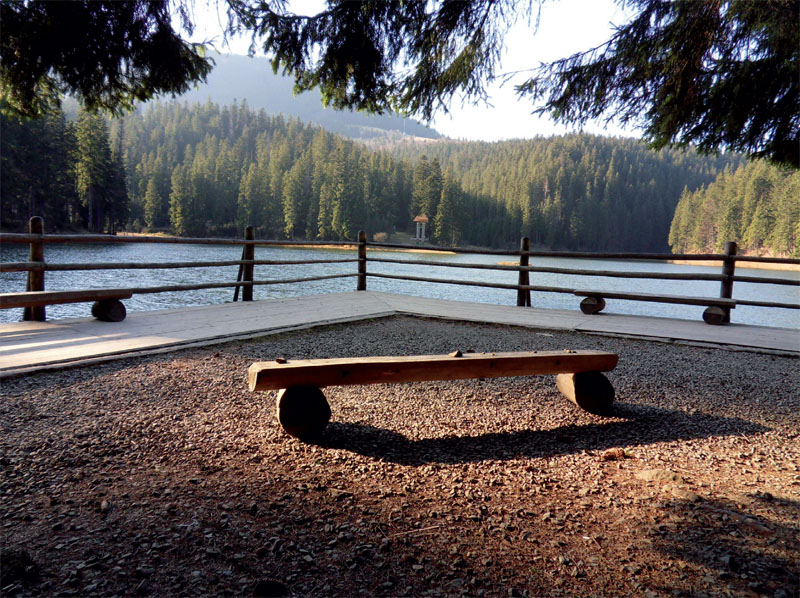 парк      У 1974 році тут створили ландшафтний заказник державного значення «Синевирське озеро»