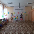 Фотозвіт «Шоу повітряних куль»   В серпні місяці в нашому дитячому садку під керівництвом музичного керівника було проведено музичне розвага під назвою «Шоу